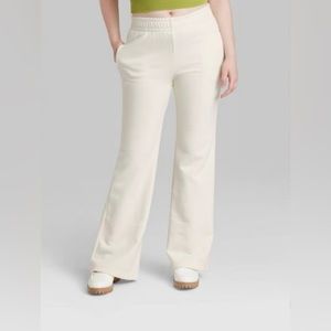 Brand New worn once Wild Fable Cream wide leg sweatpants